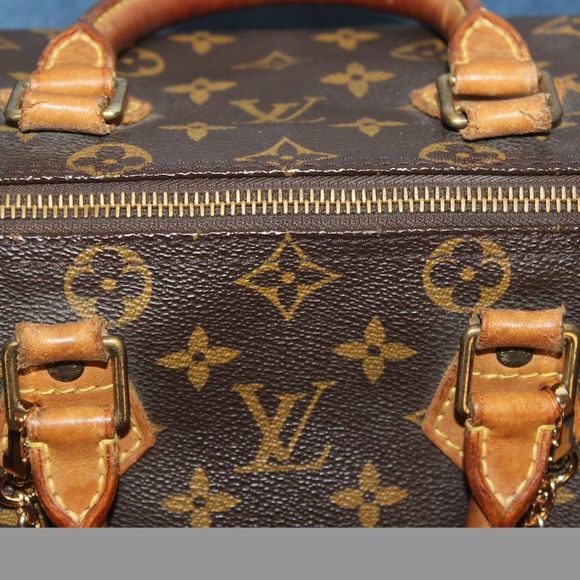 Louis Vuitton LV Monogram Speedy Vintage Handbag Purse Bundle - Picture 8 of 16